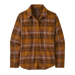 Chemise Femme Fjord Flannel Camper Shelter Brown - Chemise | Patagonia