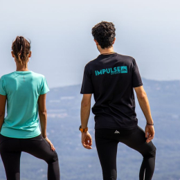 Vetement Running T-shirt Femme Trail+ Turquoise | Impulse Outdoor