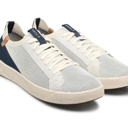 Cannon Knit 2.0 White Navy - Chaussures | Saola