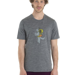 T-shirt Tech Lite II Tech Head Gritstone - Tee Shirt Mc | Icebreaker