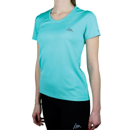 Vetement Running T-shirt Femme Trail+ Turquoise | Impulse Outdoor