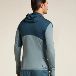 Veste Merino 200 Realfleece Descender Abyss Blue - Veste | Icebreaker