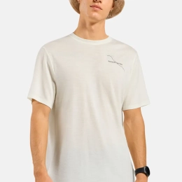 T-Shirt Merino 160 Postcards Gardenia - Tee Shirt Mc | Odlo