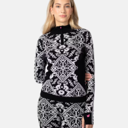Saga Half Zip Black Kari Traa