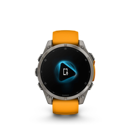 Fenix 8 47mm Amoled Sapphire Titane  Graphite - Gps Running | Garmin