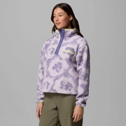 Polaire Femme Helvetia II Printed Cropped Stormwatch Sprayflower  - Polaire | Columbia