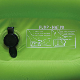 Matelas Randonnee Gonflable Pump-mat 90 Vert | Azimut Outdoor