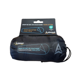 Drap de sac 100% Coton Mummy Bleu | Azimut Outdoor