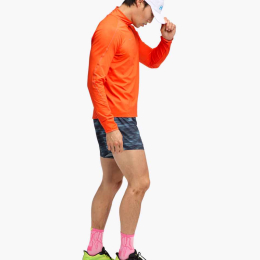 T-shirt Zippé Glidetech Lava - Polaire | Hoka