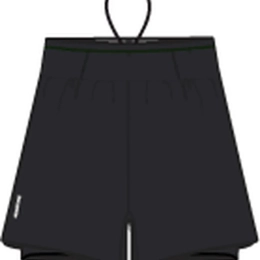 Short Femme Sense Aero 2in1 Deep Black - Short | Salomon