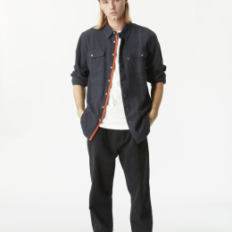 Chemise Lewell Dark Blue - Chemise | Picture Organic Clothing