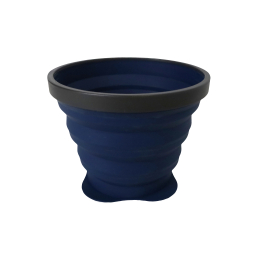 Gobelet Pliant 480 Ml Bleu Nuit - Assiette - Verre | Azimut Outdoor