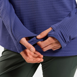 T-shirt 1/2 Zip Femme Essential Thermal Skipper Blue