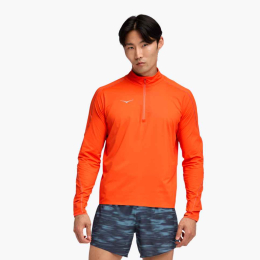T-shirt Zippé Glidetech Lava - Polaire | Hoka
