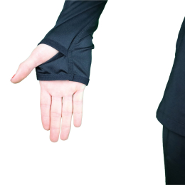 Ladies Fleece 1/2 Zip Top Trail+ Black | Impulse Outdoor