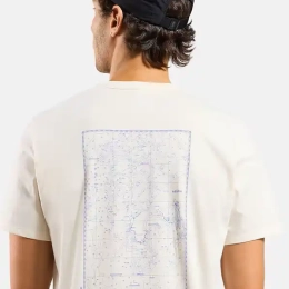 T-Shirt Cotton Blend Unlimited Gardenia - Tee Shirt Mc | Odlo