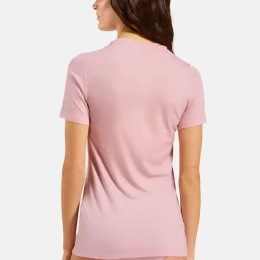 T-Shirt Femme Merino 160 Hyper Pink - Tee Shirt Mc | Odlo