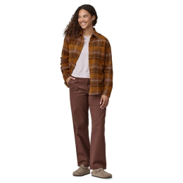 Chemise Femme Fjord Flannel Camper Shelter Brown - Chemise | Patagonia