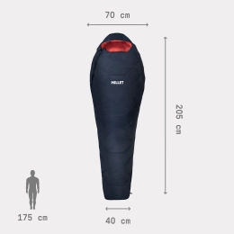 Baikal 750 Femme Saphir 10°/6° Gauche - Sac De Couchage | Millet