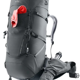 Aircontact Core 55+10 Sl Graphite Black - Sac A Dos | Deuter
