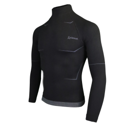 Men Seamless T-shirt North Pole Black | Azimut Outdoor