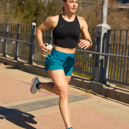 Brassière Crop Top Femme Elaro Black - Brassiere | Hoka