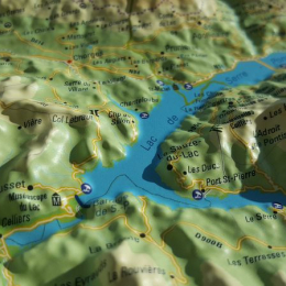 Le Massif Des Ecrins - Cartes | 3dmap