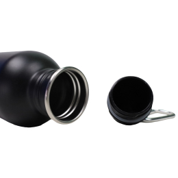 Gourde Acier 1l Noir Mat - Gourde Rigide | Azimut Outdoor