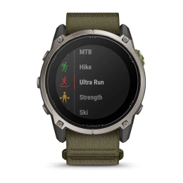 Enduro 4  Solar  51mm  Sapph/tit Silver / Nylon Comf Fit Olive + - Gps