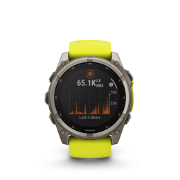 Fenix 8 51mm Solar Sapphire Titane  Graphite - Gps Running | Garmin