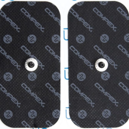 2 Electrodes 1 Snaps 5*10cm - Accessoire Electrostimulation | Compex