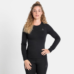 T-shirt Femme Active Warm Eco Noir - Tee Shirt Ml | Odlo