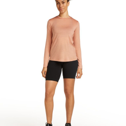 T-shirt Femme Long Merino 125 Cool-lite Sphere Iii Desert Sand - Tee Shirt Ml