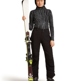 T-Shirt Femme Mer 260 Vertex Delta Aop Black Snow