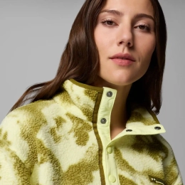 Polaire Femme Helvetia II Printed Cropped Citron Haze Sprayflower - Polaire | Columbia