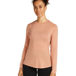 T-shirt Femme Long Merino 125 Cool-lite Sphere Iii Desert Sand - Tee Shirt Ml