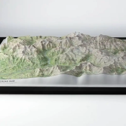 Carte En Relief Ecrins Sud - Equipement Outdoor | Deniveles Editions