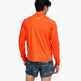 T-shirt Zippé Glidetech Lava - Polaire | Hoka