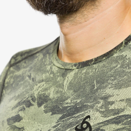 Whistler Eco Bl Top Crew Neck L/s Olivine Black - Tee Shirt Ml | Odlo