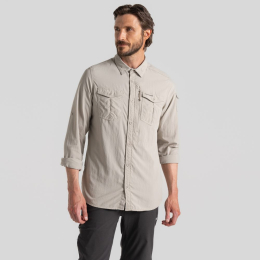 Chemise Nosilife Adventure Long Sleeved III Parchment | Craghoppers
