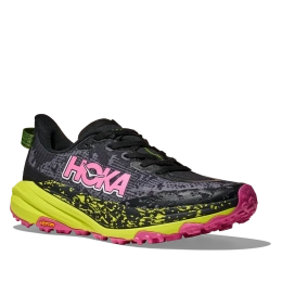 Speedgoat 6 Femme Black Neon Citrus - Chaussures | Hoka