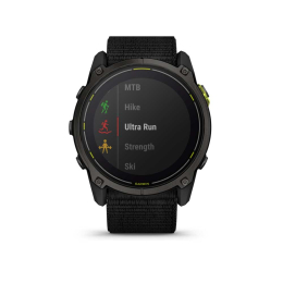 Enduro 3 Solar Sapphire Titane Carbon Gray Dlc - Gps Running | Garmin