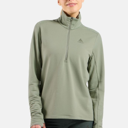 T-shirt 1/2 Zip Femme Essential Thermal Shadow