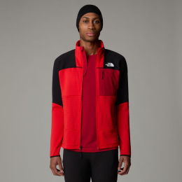 Polaire Stormgap Powergrid High Risk Red/tnf Black | The North Face
