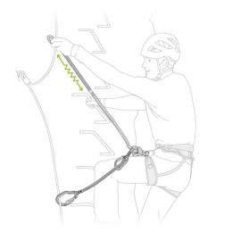 Longe Scorpio Vertigo - Kit Via Ferrata | Petzl