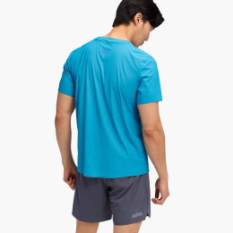T-shirt Airolite 2.0 Blue - Tee Shirt Mc | Hoka