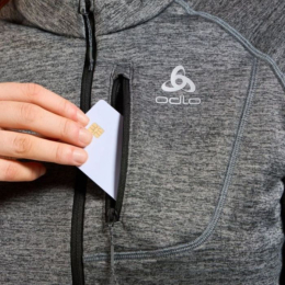 Polaire Femme Tencia 1/2 Zip Dark Grey Melange - Polaire | Odlo