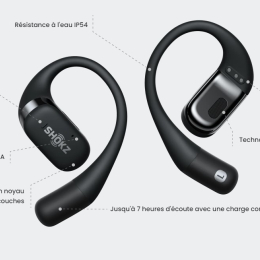 Openfit Noir - Casques Audio | Shokz