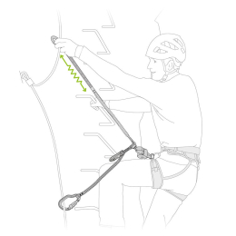 Longe Scorpio Vertigo Sw - Kit Via Ferrata | Petzl