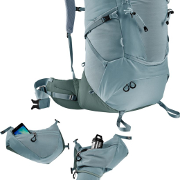 Aircontact Core 55+10 Sl Shale / Ivy - Sac A Dos | Deuter